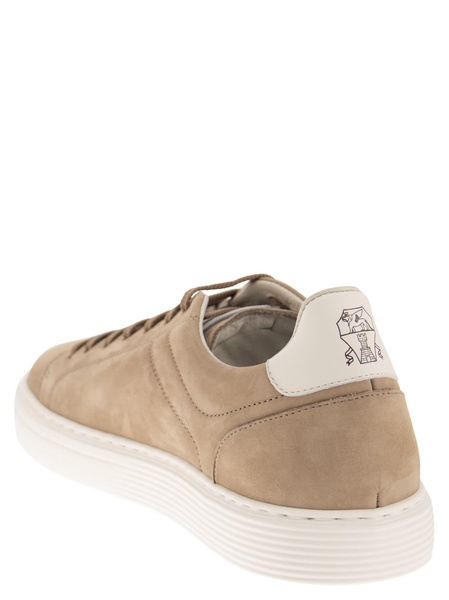 Brunello Cucinelli Nabuk Calfskin Trainers