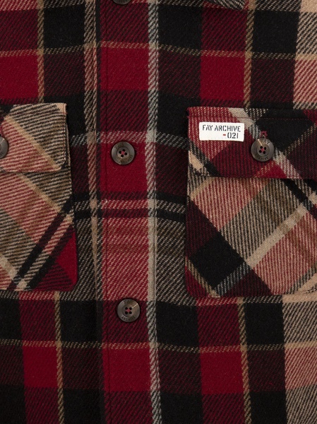 Fay Shirt Cut Check Jacket