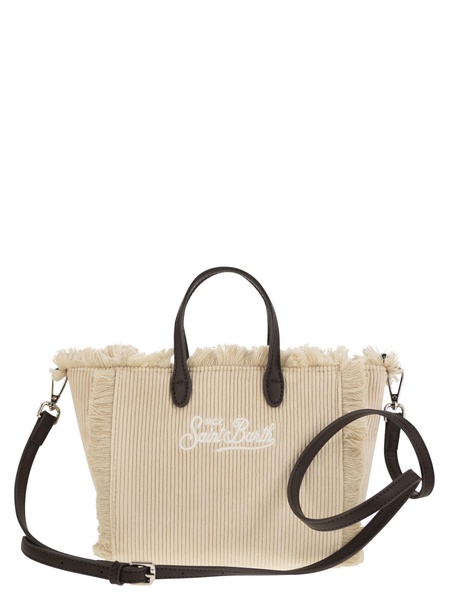 Mc2 Saint Barth Mini Vanity Bag With Bangs And Embroidered Logo