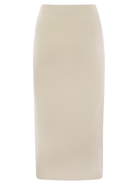 Fabiana Filippi Ribbed Pencil Skirt