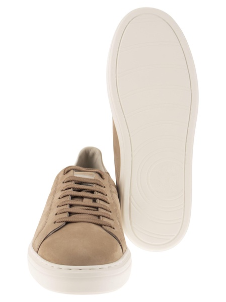 Brunello Cucinelli Nabuk Calfskin Trainers