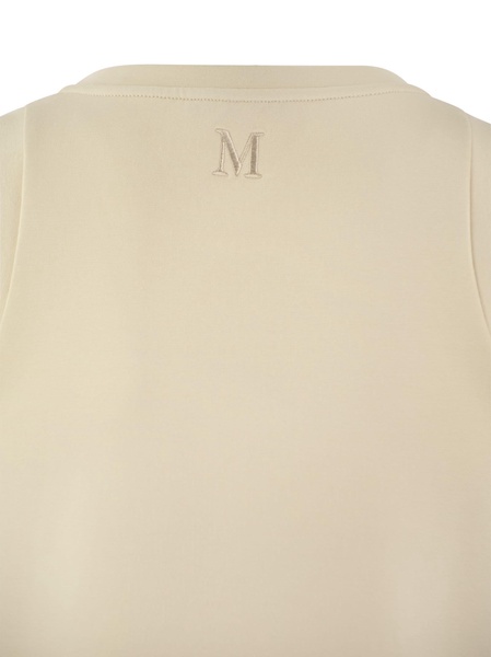 S Max Mara Cima Cotton Blend Jersey Top