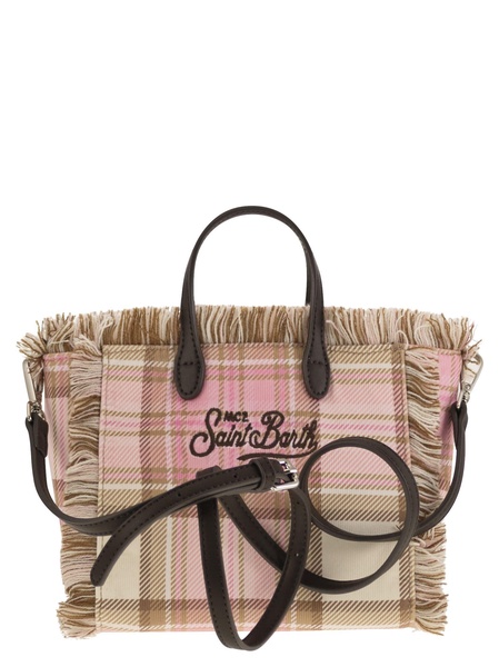 Mc2 Saint Barth Mini Vanity Bag With Bangs And Embroidered Logo