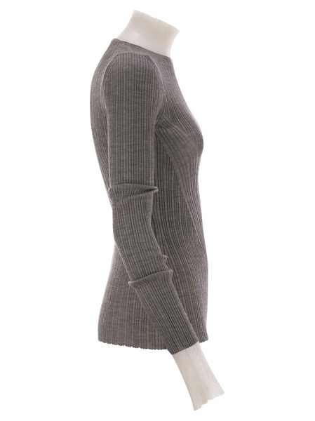 Sportmax Derris Turtle Neck Sweater With Directional Ribbing