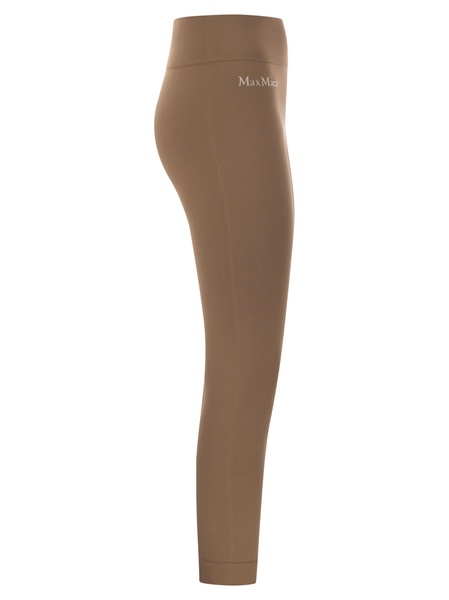 'S Max Mara Logo Lettering Printed Stretched Leggings