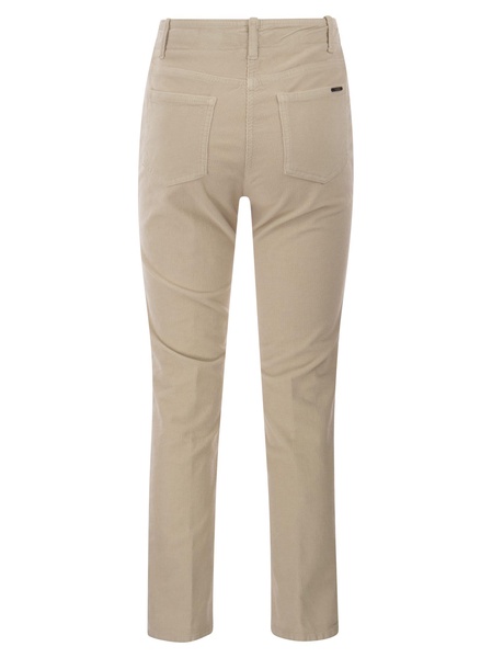 Peserico Milleraies Striped Velvet 5 Pocket Trousers