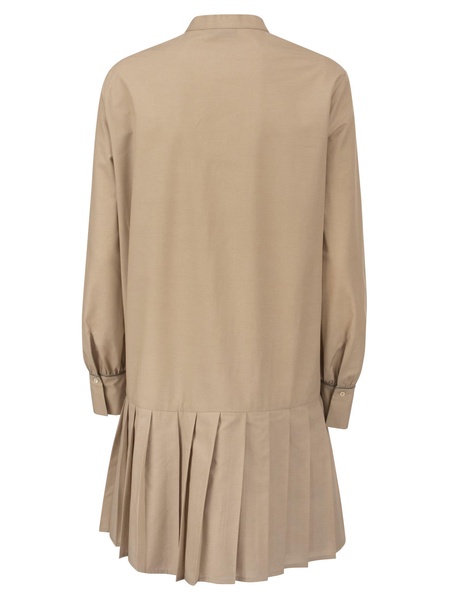 Fabiana Filippi Wool And Cotton Poplin Dress