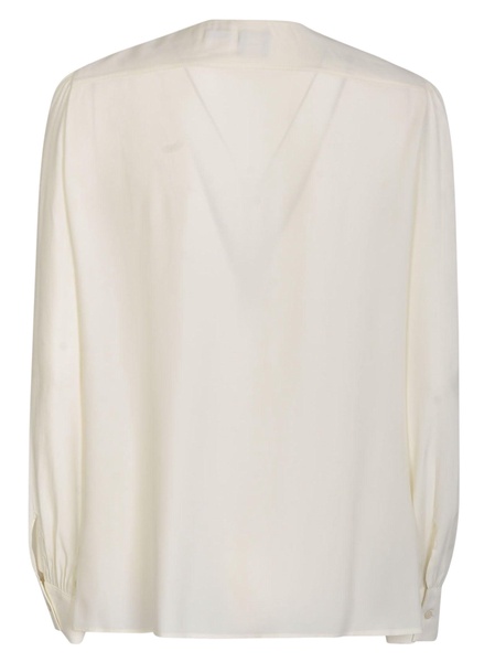 Pinko Pussy-Bow Straight Hem Shirt