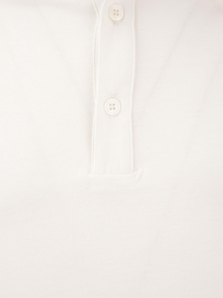 Majestic Short Sleeved Polo Shirt In Lyocell And Cotton