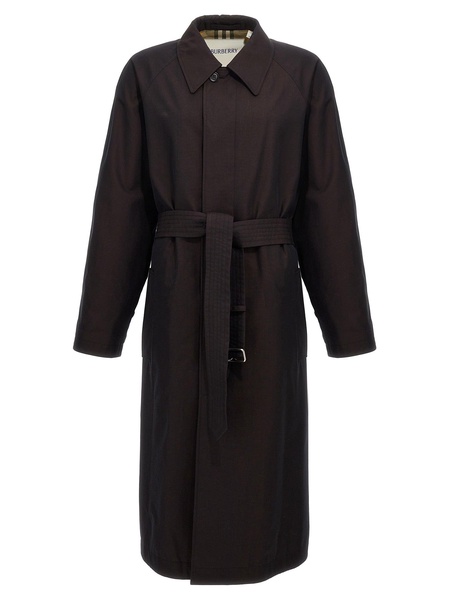 Burberry Long Sleeved Belted Car Coat