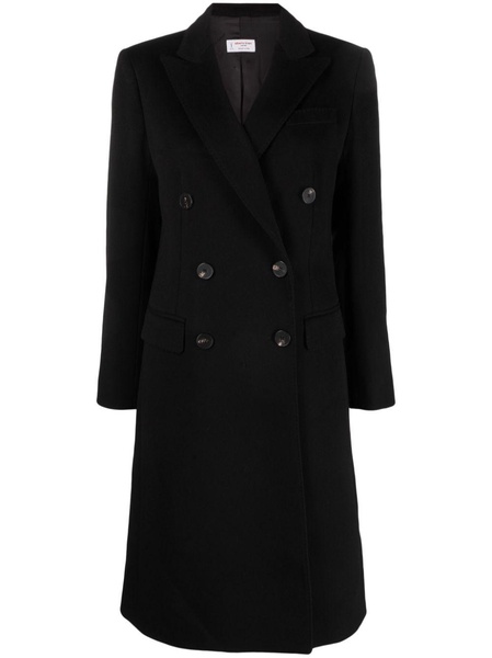 Alberto Biani Double Breasted Wool Coat