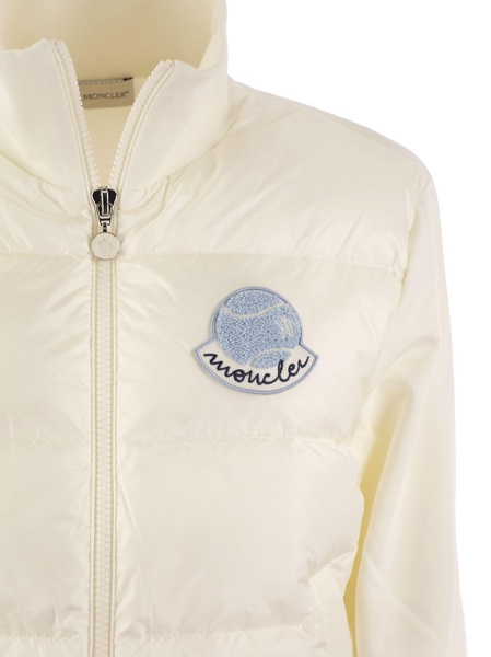 Moncler Padded Sweatshirt With Tennis Style Logo