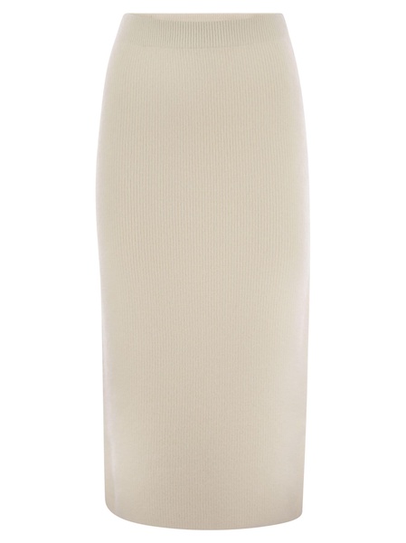 Fabiana Filippi Ribbed Pencil Skirt