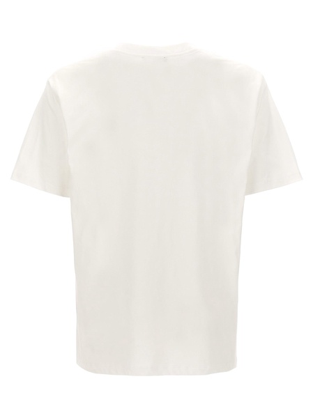 Balmain Flocked Logo T Shirt