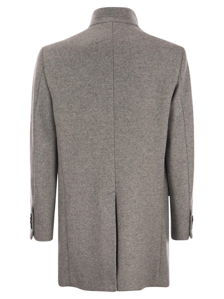 Fay New Duty Wool Blend Coat