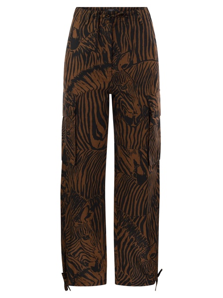 Weekend Max Mara Periodi Cotton Twill Cargo Trousers