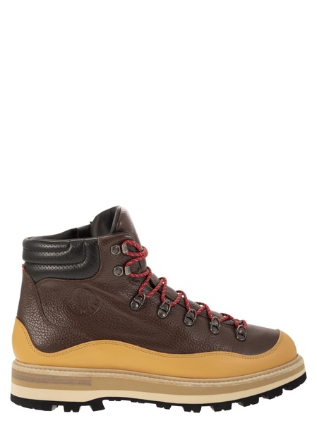 MONCLER Tassel Leather Trekking Boots - Durable and Water-Resistant for Men - Fall/Winter 2023