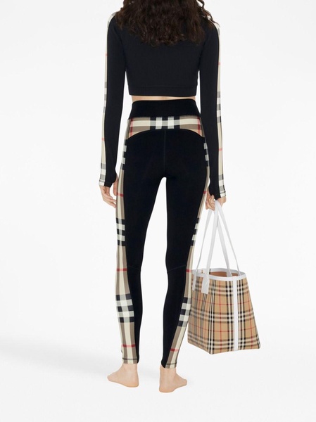 Burberry Check Band Nylon Leggings