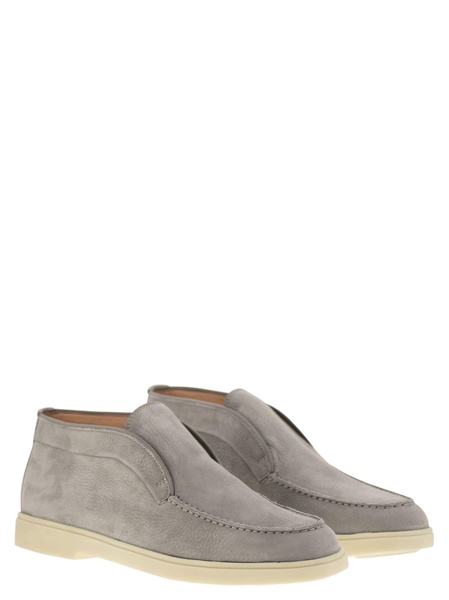 Santoni Desert Boot In Nubuck