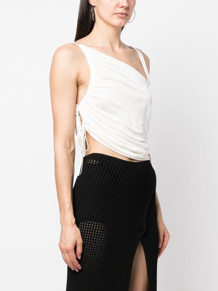 Andrea Adamo Cropped Jersey Top