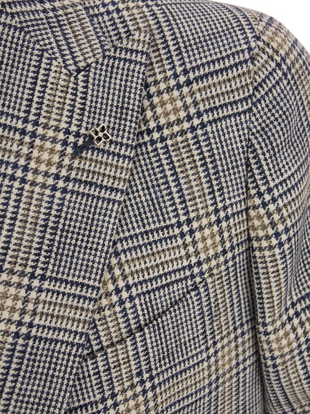 Tagliatore Jacket With Tartan Pattern