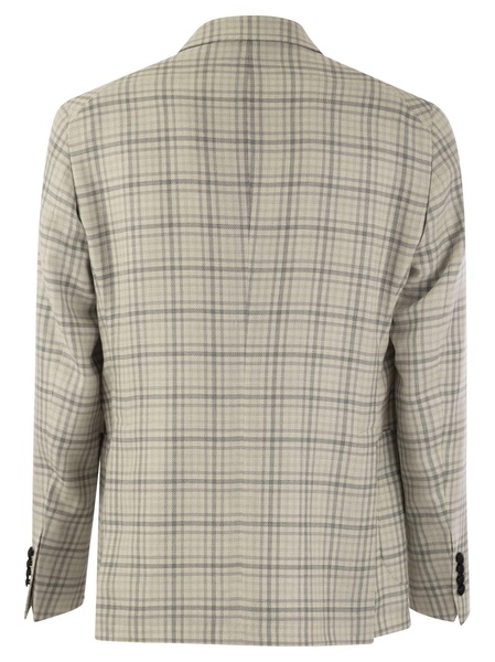 Tagliatore Check Pattern Jacket