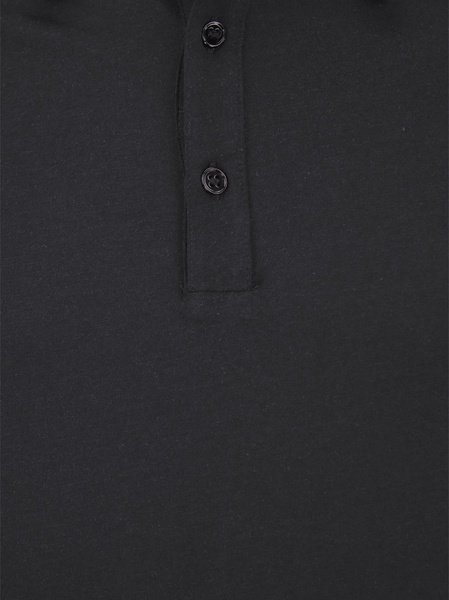 Majestic Short Sleeved Polo Shirt In Lyocell And Cotton