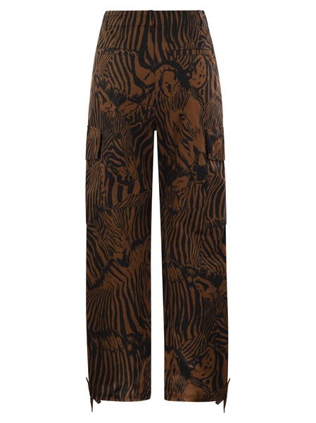 Weekend Max Mara Periodi Cotton Twill Cargo Trousers