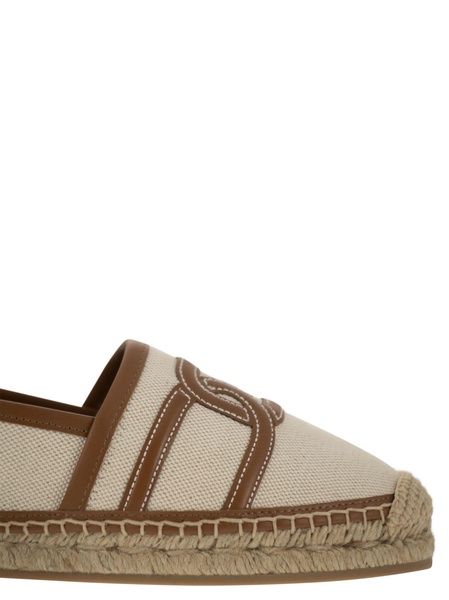 Tod's Slip On Kate In Canvas And Leather