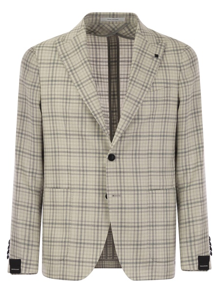 Tagliatore Check Pattern Jacket