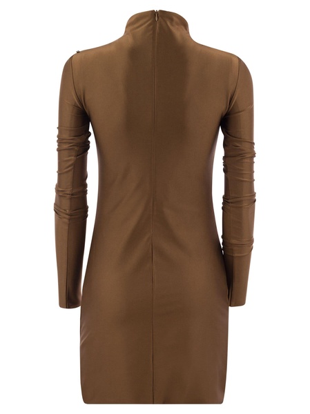 Sportmax Stiria Stretch Jersey Fitted Dress