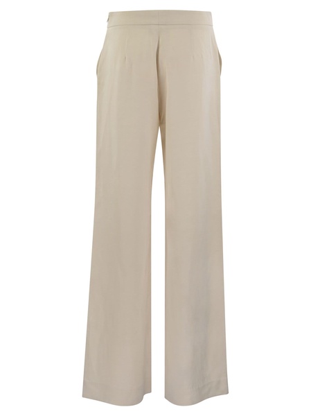 Antonelli Firenze Viscose And Linen Trousers