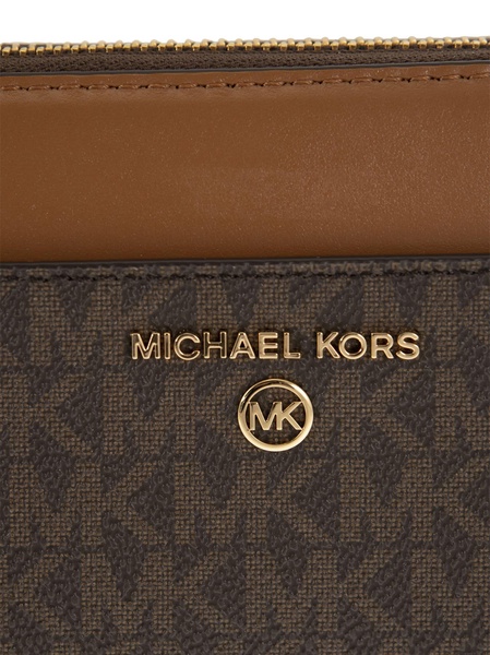 Michael Kors Continental Wallet With Printed Canvas