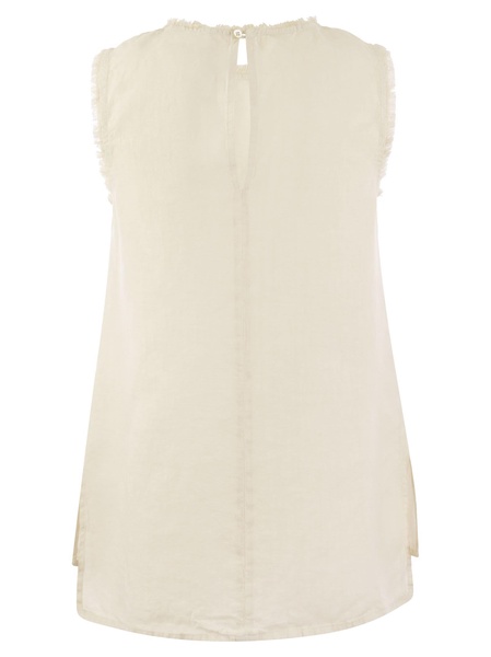 Peserico Sleeveless Linen Top