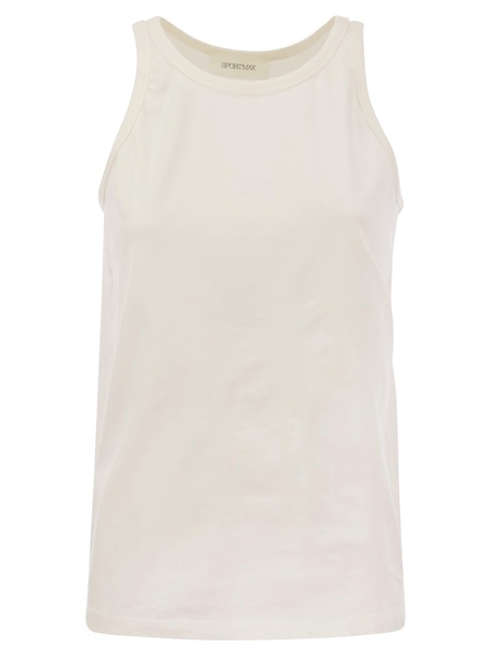 Sportmax Edicola Cotton Sleeveless Top