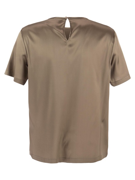 Peserico Silk Satin T Shirt