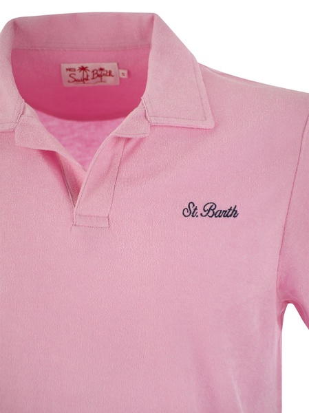 Mc2 Saint Barth Jeremy Cotton Terry Polo Shirt