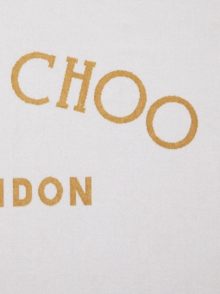 Jimmy Choo Capsule Logo Cotton Beach Towel