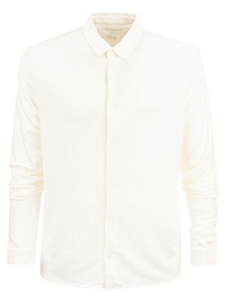 Majestic Long Sleeved Linen Shirt