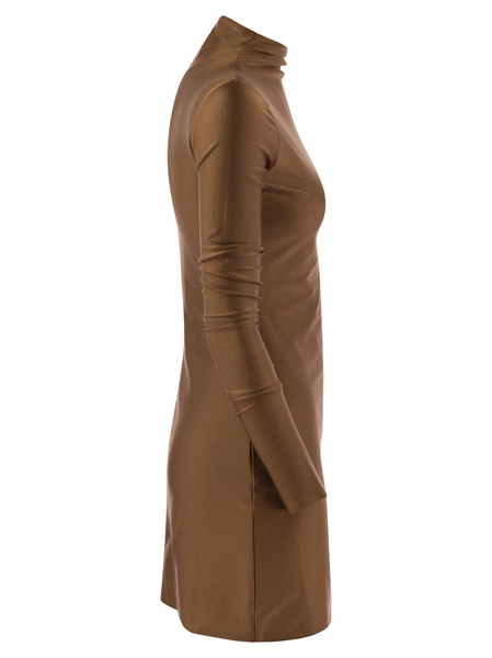 Sportmax Stiria Stretch Jersey Fitted Dress