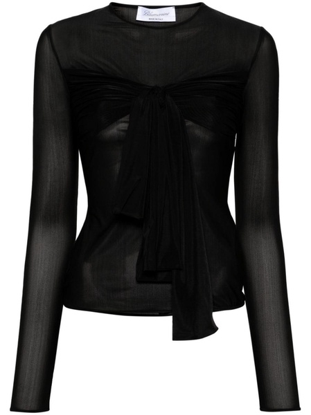 Blumarine Blusa Jer C/Fiocco