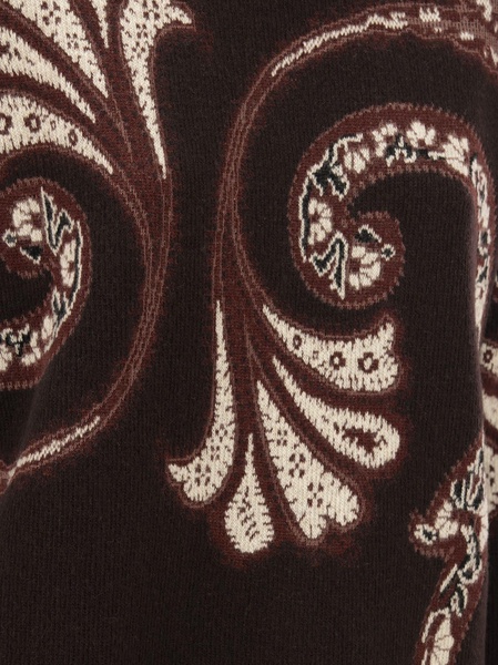 Etro Long-Sleeved Crewneck Jacquard Jumper