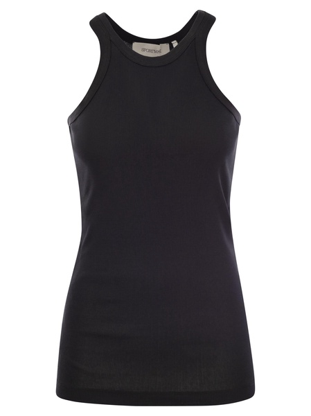 Sportmax Nastie - Silk-Blend Jersey Tank Top