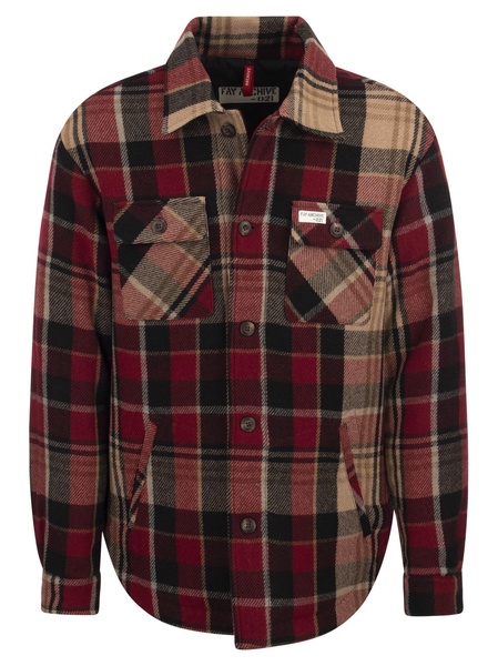 Fay Shirt Cut Check Jacket