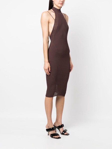 Andrea Adamo Ribbed Midi Dress