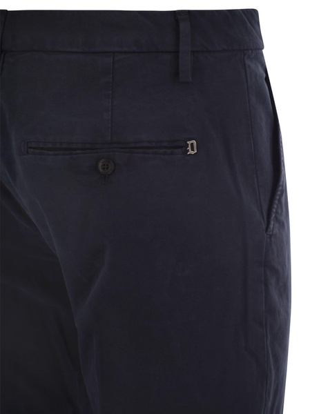 Dondup Spiritissimo Regular Chino Trousers In Light Gabardine