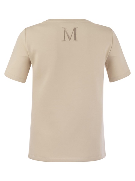 S Max Mara Fianco Scuba Jersey T Shirt With Logo