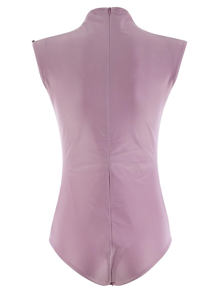 Sportmax Cristin Shiny Lycra Bodysuit