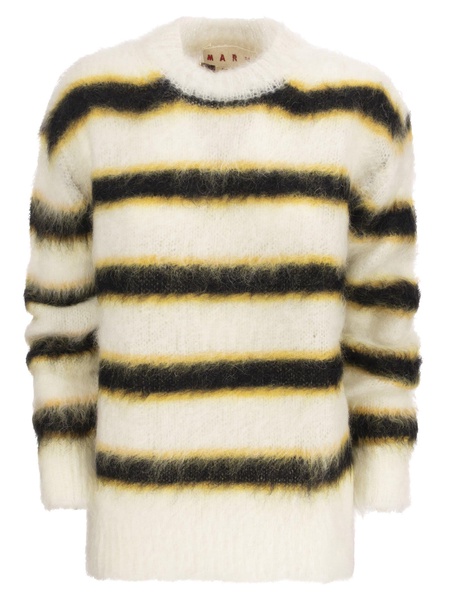 Marni Gauze Effect Mohair Pullover