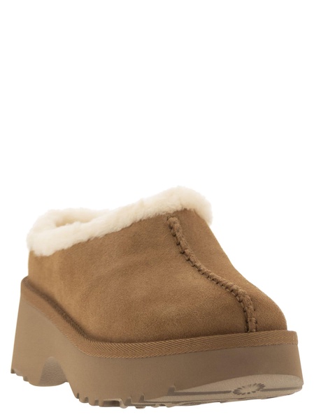 Ugg New Heights Cozy Suede Sabot